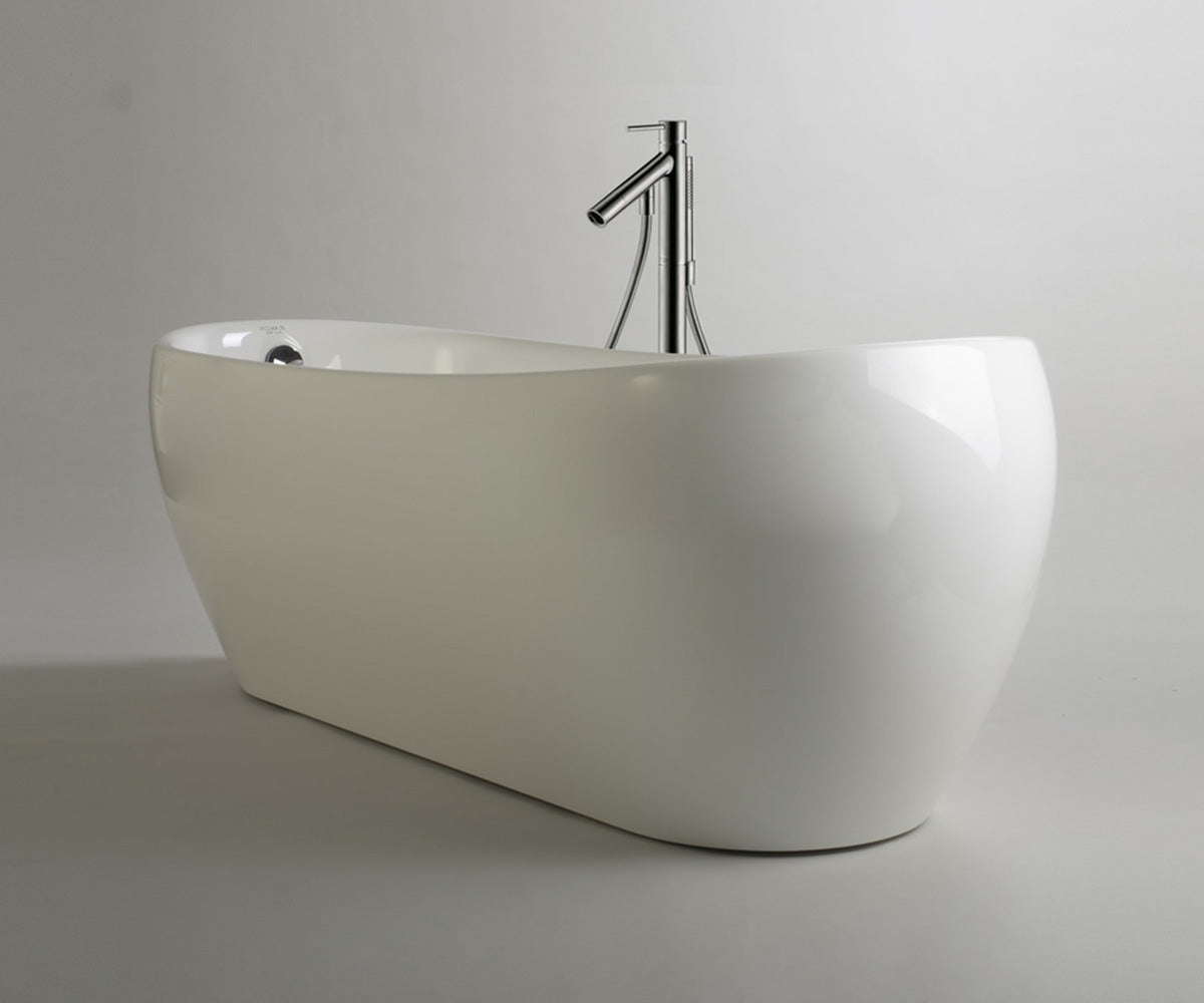 Free-standing bathtub Wisteria 160cm with AIR+ system 