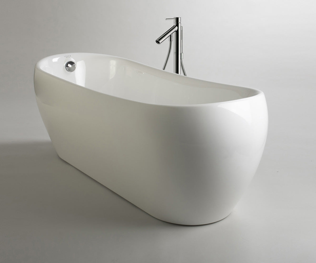 Free-standing bathtub Wisteria 160cm with AIR+ system 