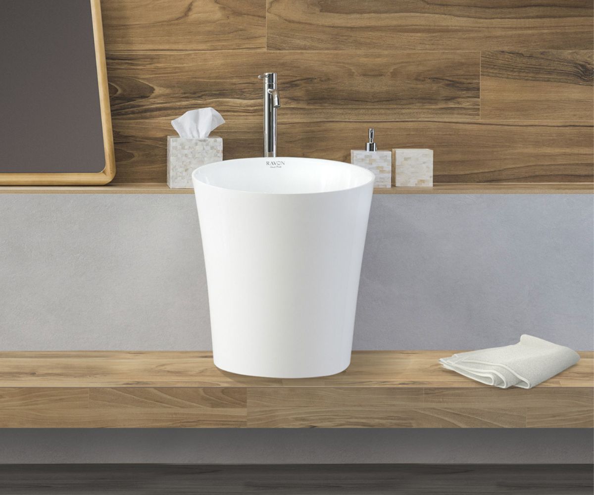 Saxo Overtop countertop washbasin